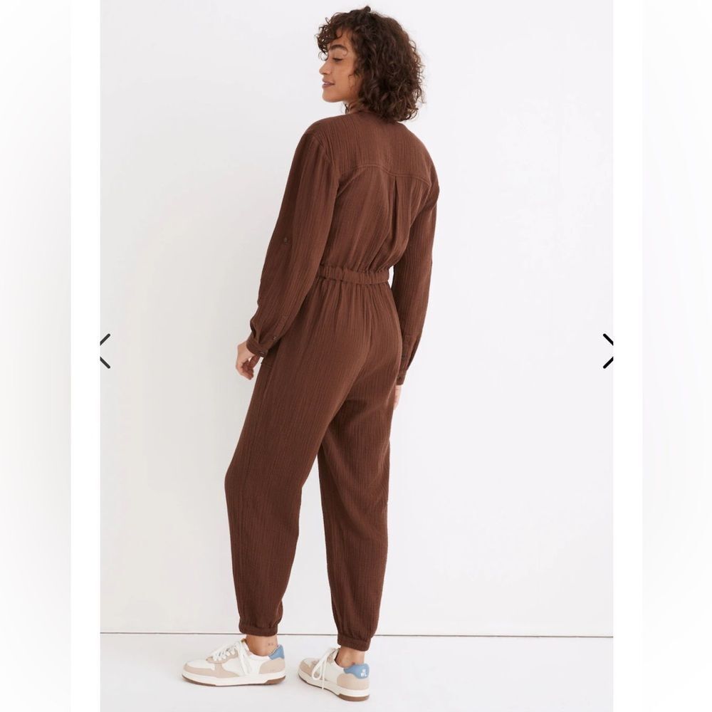 Madewell Brown Utility Jumpsuit - Picture 2 of 10